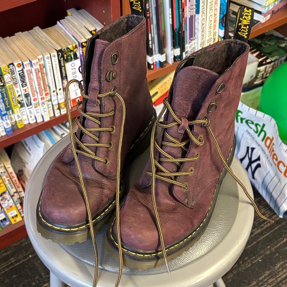 Dr. Martens Burgundy Luana Women’s Boots